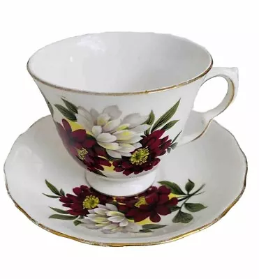 Buy Crown Royal Bone China Vintage Small Tea Cup And Saucer Made In England Floral • 7.75£