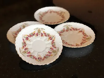 Buy Antique Aynsley China Saucers X4  • 8£