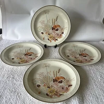 Buy Poole Pottery ‘Summer Glory’ Dinner Plates X 4 • 15£