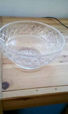 Buy Stuart Crystal Cut Glass Fruit Bowl 7 Inch Across • 6£