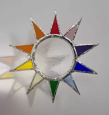Buy Multicolored Stained Glass Sun Catcher  • 8.99£