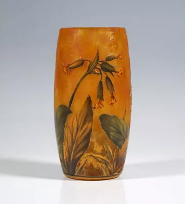 Buy Daum Nancy Art Nouveau Cameo Vase France Key Flowers Cowslips Um 1905 • 2,035.14£