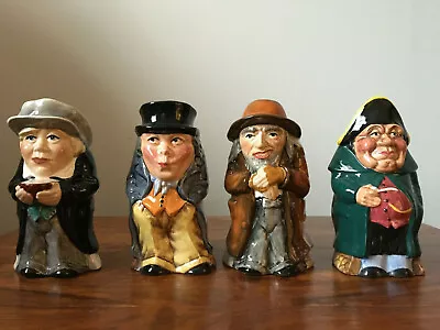 Buy 4 X Character Jugs Fagin, Oliver Twist, Mr.Bumble & Artful Dodger By Manor • 35£