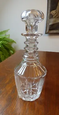 Buy Nice Original Cut Glass Georgian Decanter • 9£