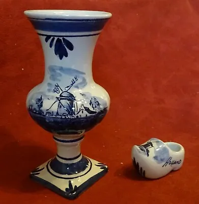 Buy Delft Urn And Small Clog • 9.99£