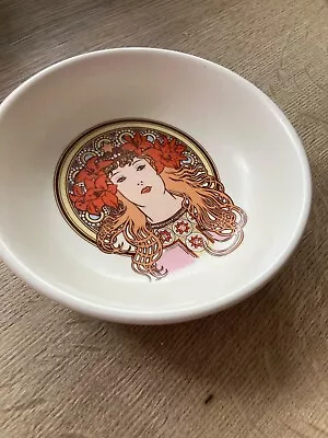 Buy Vintage Poole Pottery Fleurie Pin Trinket Dish Art Nouveau Style Design • 4£
