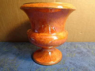 Buy Orange Lustre Glazed Urn Style Vase Or Pot Holder Grimwades Royal Winton • 8.99£