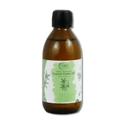 Buy Castor Oil - 250 Ml 100% Pure, Cold Pressed, Organic Glass Bottle • 7.99£