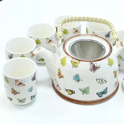 Buy Luxurious Quality Herbal Teapot Set & Cups-8 Designs- Perfect House Warming Gift • 22.49£