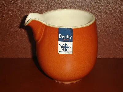 Buy New Denby Fire Paprika Milk Creamer Dish Pitcher Pottery Stoneware Rare • 56.82£