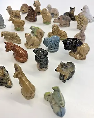 Buy 30 X Wade Whimsies, Wade Animals, Dog, Duck, Pig, Cow, Frog, Owl, Hippo, Rabbit • 85£