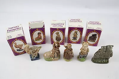 Buy Wade Whimsies Vintage Figurines Nursery Favourites Boxed No's 16 17 18 19 & 20 • 3.20£