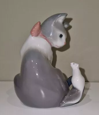 Buy Lladro Cat And Mouse Figurine • 12£