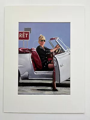 Buy Jack Vettriano MOUNTED Print -  Malice Aforethought  16  X 12  *Rare* • 17.50£