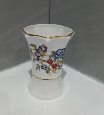 Buy Royal Tara Irish Miniature Vase Bone China Flowers & Butterfly Made In Ireland • 2£