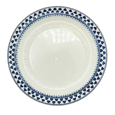 Buy Adams China Brentwood Pattern Salad Plate English Ironstone Blue Clover Rim 8  • 16.08£