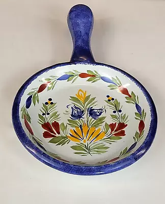 Buy Henriot Quimper Pottery France Vintage Handle Duchet Dish • 20£
