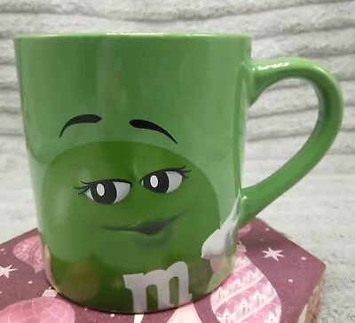 Buy Coffee Cup Mug  Green Girl M&M Candy Eat Your Heart Out Darling Large 2020 • 12.32£