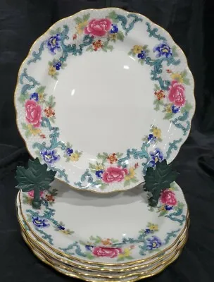 Buy (5) Royal Doulton Floradora The Magnetic Collection Bread & Butter Plates Gold  • 94.86£