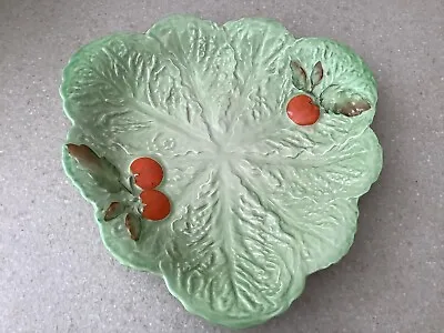Buy Carlton Ware Green Lettuce Leaf And Tomato Triangle Bowl Dish Vintage Retro • 6.99£