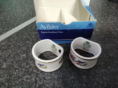 Buy 2 Aynsley Pembroke Napkin Rings In Original Box Perfect Condition Never Used  • 9£
