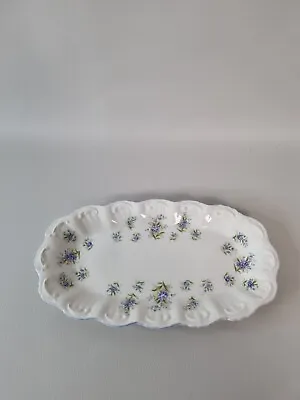 Buy Vintage Queen's Staffordshire Fine Bone China Oval Plate Made In England • 17.90£