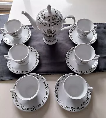 Buy Hendricks Most Unusual Gin Tea Pot And 6xtea Cups And Saucers • 60£