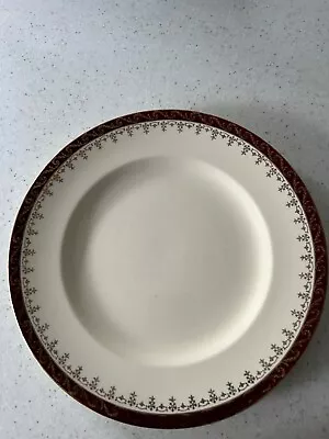 Buy Alfred Meakin Side Plates Set Of 5 For £15 Red Rim With Gold Detail  8  / 20cms  • 15£