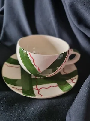 Buy Royal VICTORIA WADE Pottery Cup And Saucer • 7.49£