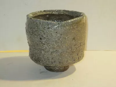 Buy Jay Strommen, Jayzo, Chicago Artist Hand Thrown Chawan Tea Bowl W Volcanic Glaze • 105.22£