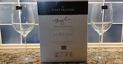 Buy 2 X Tony Laithwaite Dartington Red Wine Glasses • 18£