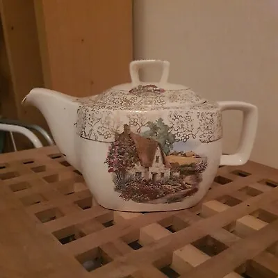 Buy Vintage 1960s Teapot Midwinter Stylecraft Staffordshire Cottage Design  • 6£