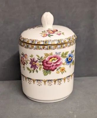 Buy Vintage Royal Grafton Fine Bone China  Malvern  Pattern Lidded Jam Jar/Pot • 18£