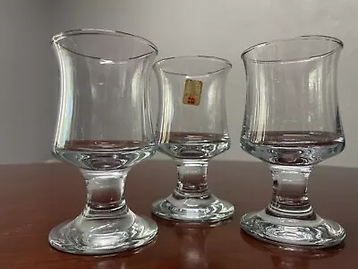 Buy 3 Vintage Holmegaard Leading Hand Ships-glasses - Port-sherry 5” • 31.31£