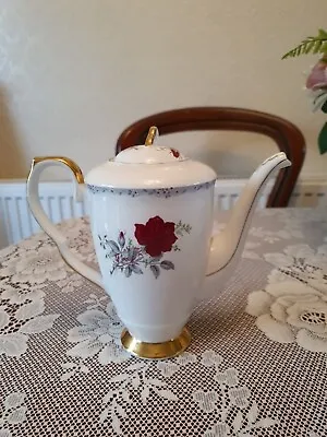 Buy Royal Stafford Roses To Remember Coffee Pot Bone China Made In England 19cm • 16.10£
