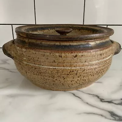Buy Drymen Vintage Scottish Studio Pottery Lidded Bowl / Tureen. Stoneware. • 24.99£