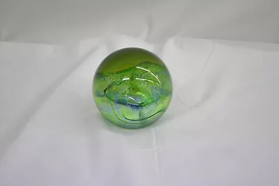 Buy Caithness Green Glass Collectors Paperweight #WOL • 9.99£