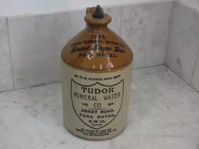 Buy Vintage Stoneware Flagon Tudor Mineral Water Co Abbey Road Ginger Beer • 30£