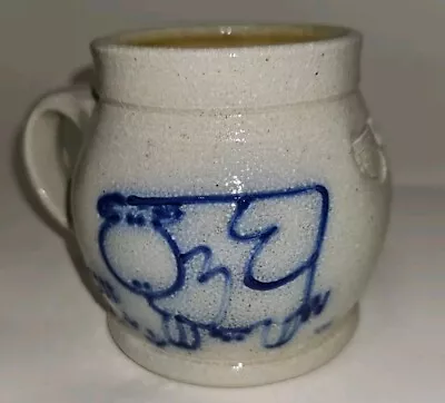 Buy Salmon Falls Pottery Whimsical COW Stoneware Beer Ale Mug Tankard Vintage 2014  • 38.11£