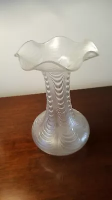 Buy Art Nouveau Iridescent Glass Vase. • 38£
