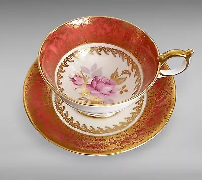 Buy Vintage Aynsley Cabinet Tea Cup And Saucer • 27.95£