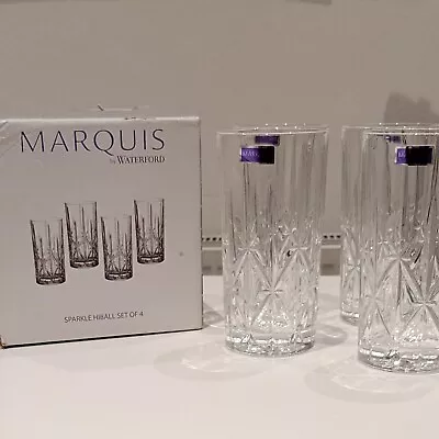 Buy Marquis Waterford Glasses. Sparkle Highball Glasses Set Of 4.  • 45£