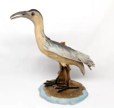Buy CAPODIMONTE? Vintage Large 13 Inches Porcelain Ibis Bird Figurine Made In Italy • 25£