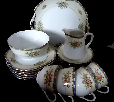 Buy Early XX Noritake Tea Coffee Set Cake Plate Cups Saucers Milk Jug • 48£