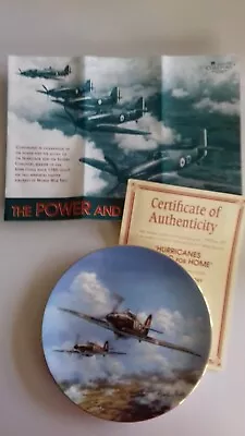 Buy Coalport War Plane Plate : Hurricanes Heading For Home : Power & Glory, RAF • 12£