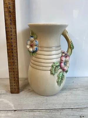 Buy Clarice Cliff MY Garden Cream Vase 907 Newport Pottery Floral Free Post #E • 79.99£
