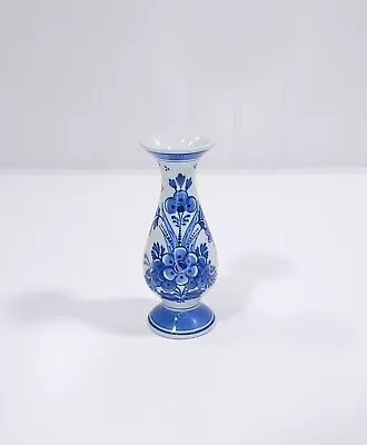 Buy Royal Delft De  Porceleyne Fles 4 1/2 H Bud Vase Hand Painted Imari Floral Decor • 47.98£