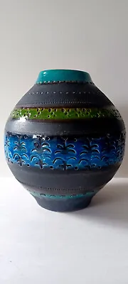 Buy Large Vintage Aldo Londi Bitossi Pottery Genovese Vase Mid Century Modern Italy • 175£