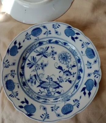 Buy Antique Blue White Petrus Regout Maastright  Pottery Tea Plates X 6  1904-10 • 30£