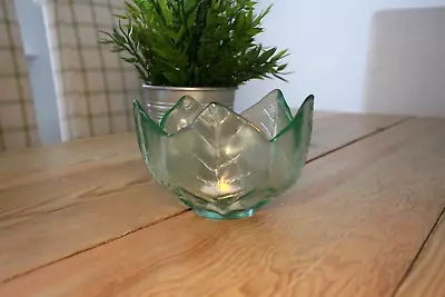 Buy Large Recycled Glass T Light Candle Holder | Brand New | CLEARANCE • 4.99£